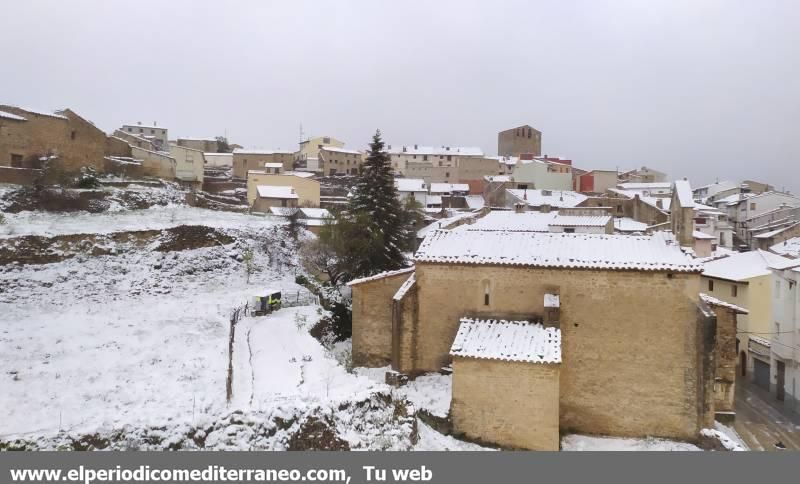 Nieve en el interior de Castellón