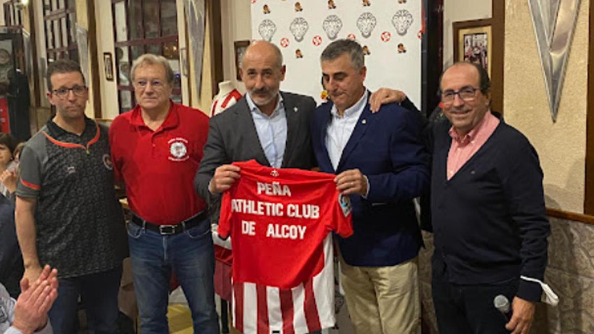 Imagen de archivo de la peña alcoyana del Athletic Club de Bilbao