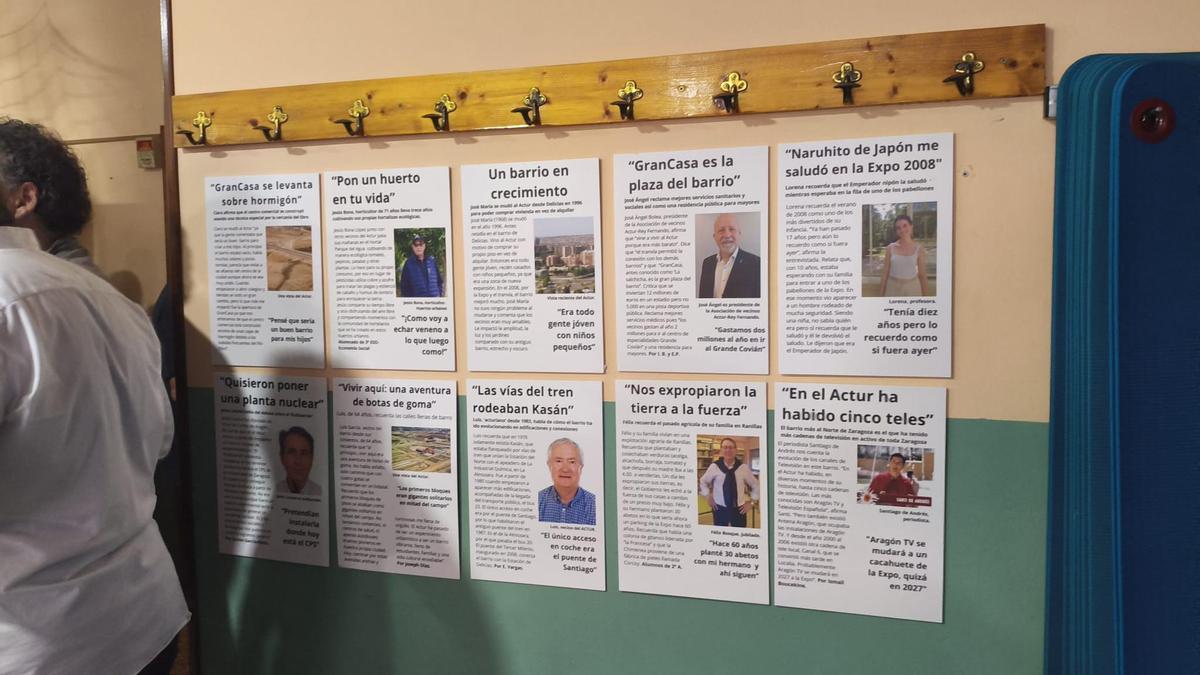 Los alumnos del IES Miguel de Molinos de Zaragoza se remontan hasta los orígenes del Actur