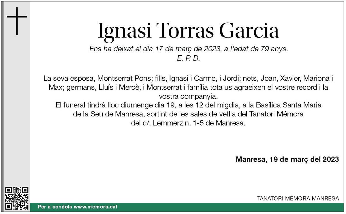 IGNASI TORRAS GARCIA