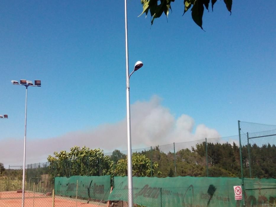 Incendi a Santa Coloma de Farners.