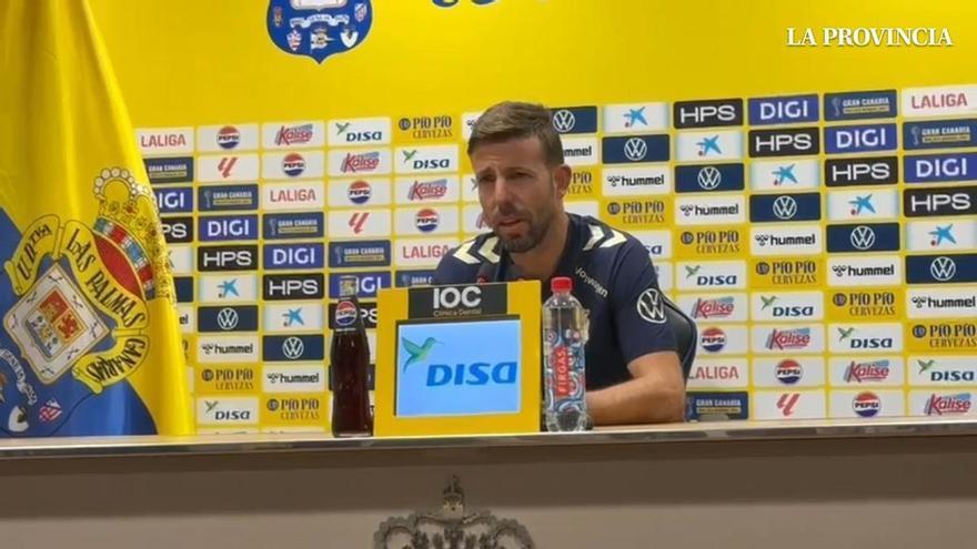 Luis García, en la previa del partido UD Las Palmas-Burgos