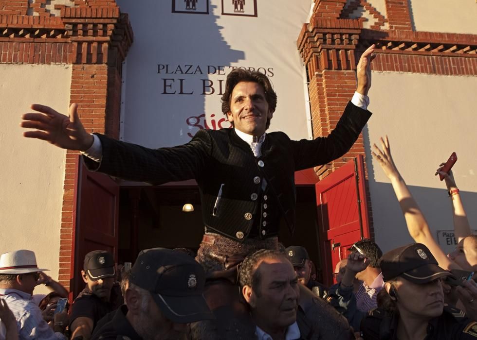 Rejoneo en la feria taurina de Begoña.