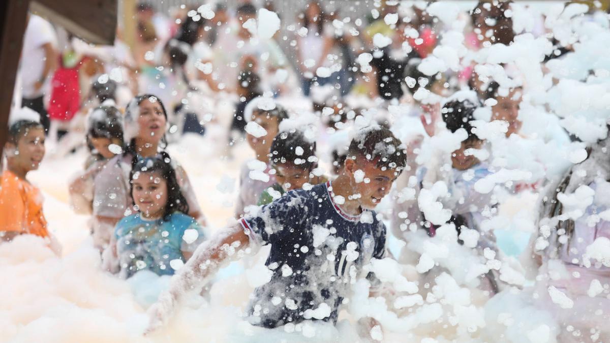 Fiesa de la espuma en Las Vegas