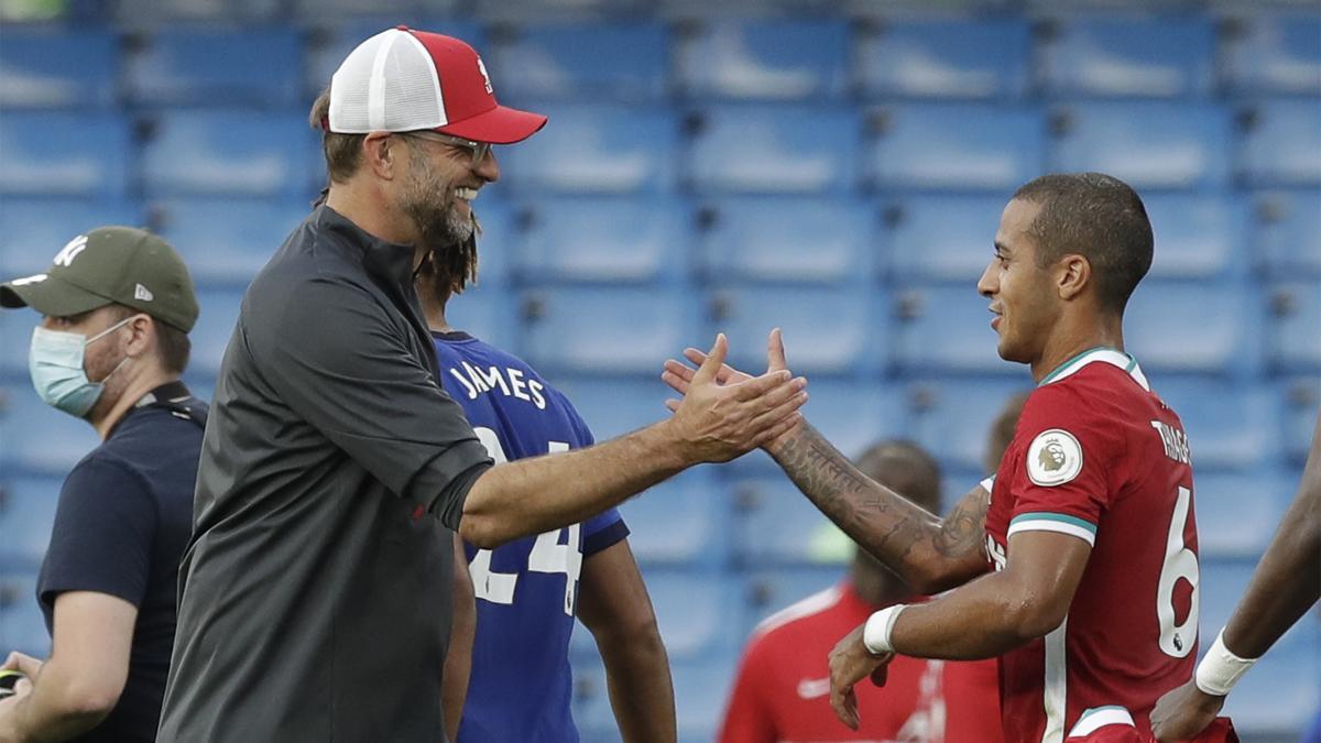 Jürgen Klopp dio la bienvenida a Thiago al Liverpool