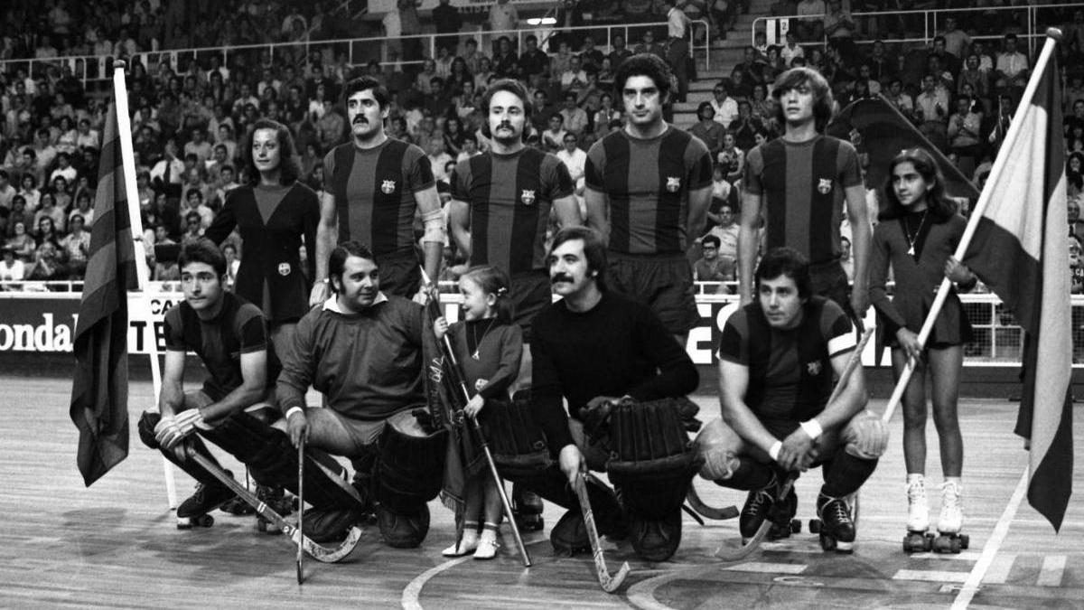 Los campeones de Europa en 1973 en el Palau
