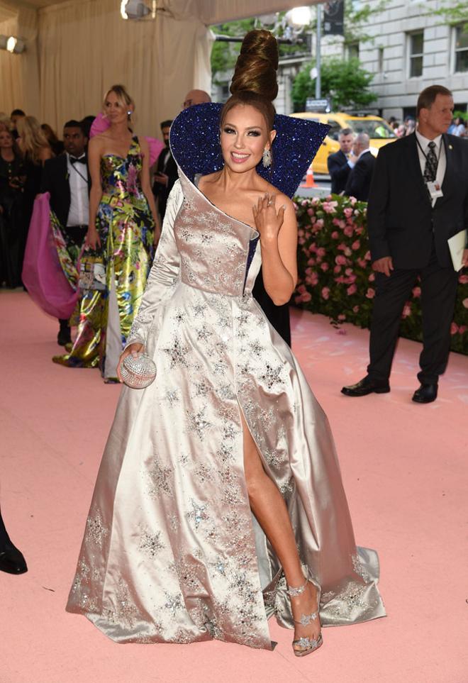 Thalia en la Gala MET 2019
