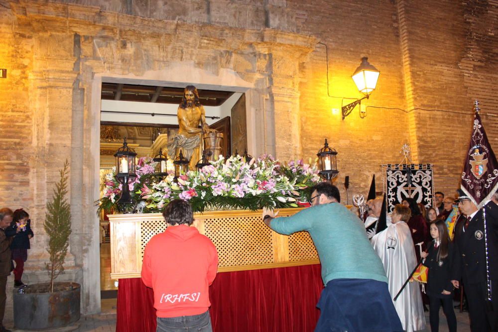 Procesión conjunta del Grao: hermandades de la Flagelación y Cristo de la Palma