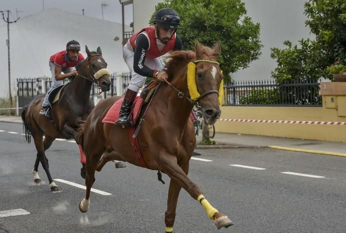 16/09/2017 TEROR. Carrera de caballos en la Avda. del Cabildo en Teror.  FOTO: J.PÉREZ CURBELO