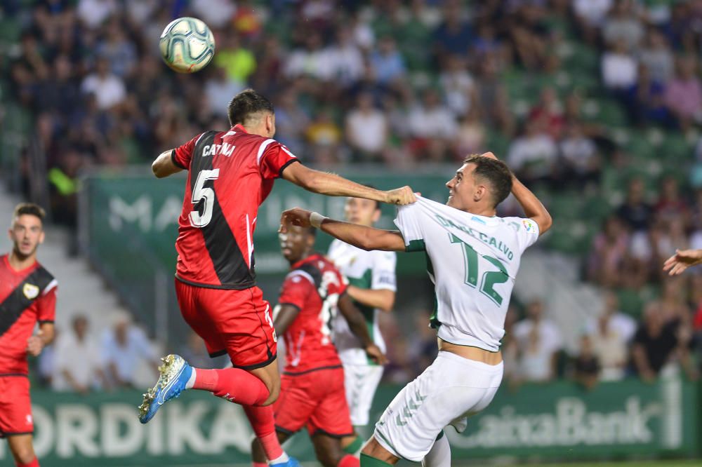 Elche y Rayo empatan en un gran partido