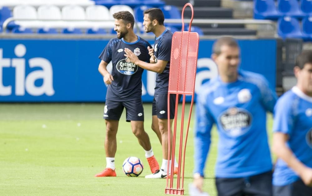 Trabajo táctico y de estrategia en Riazor