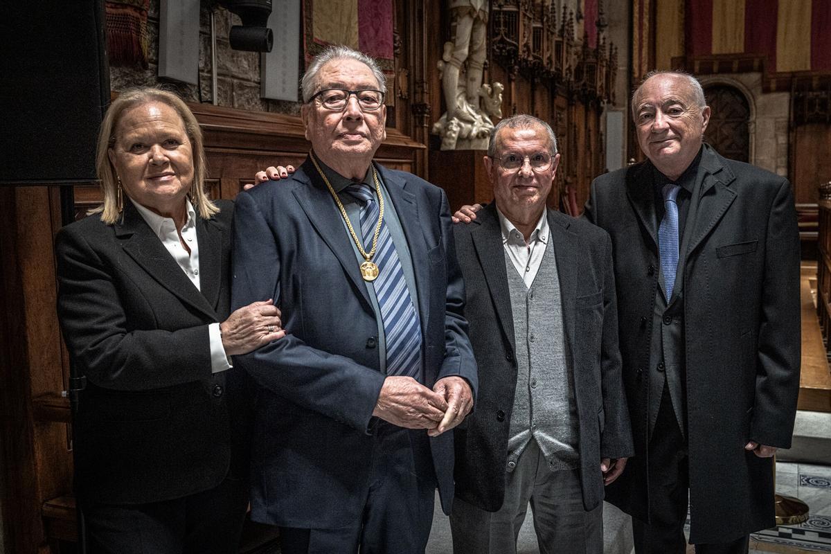 Los fundadores de Focus: Amparo Martínez y Daniel Martínez de Obregón, Medalla de Oro al Mérito Cultural, Ángel Torrecillas y Jordi González.