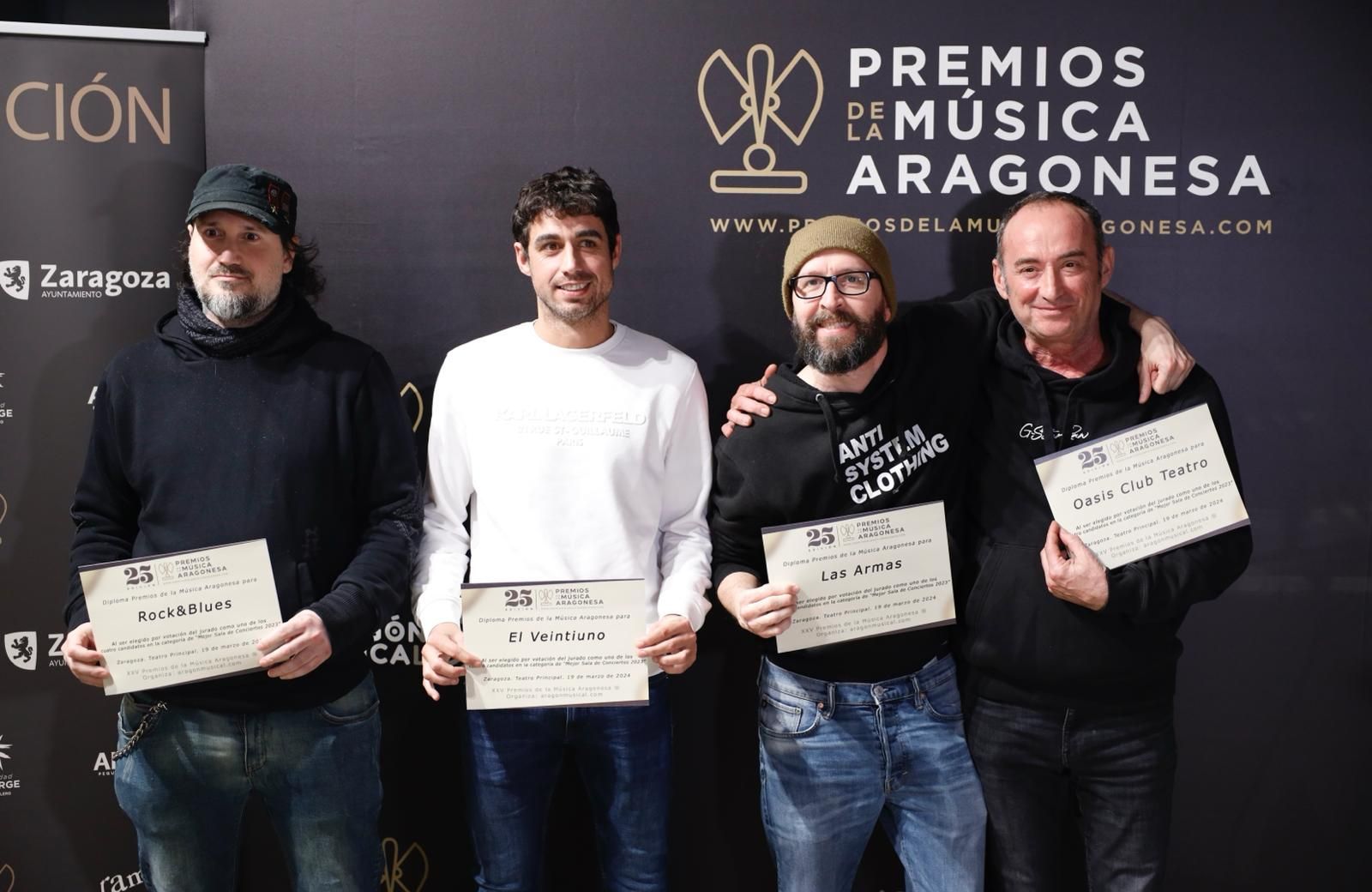 25ª edición de los Premios de la Música Aragonesa