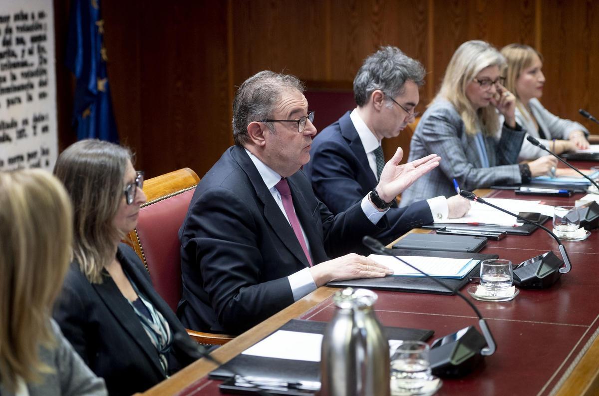 El senador valenciano Gerardo Camps, durante una intervención en la Cámara Alta, en una imagen reciente.
