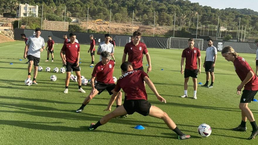 Los albinegros siguen cogiendo ritmo en estos primeros días de entrenamientos.