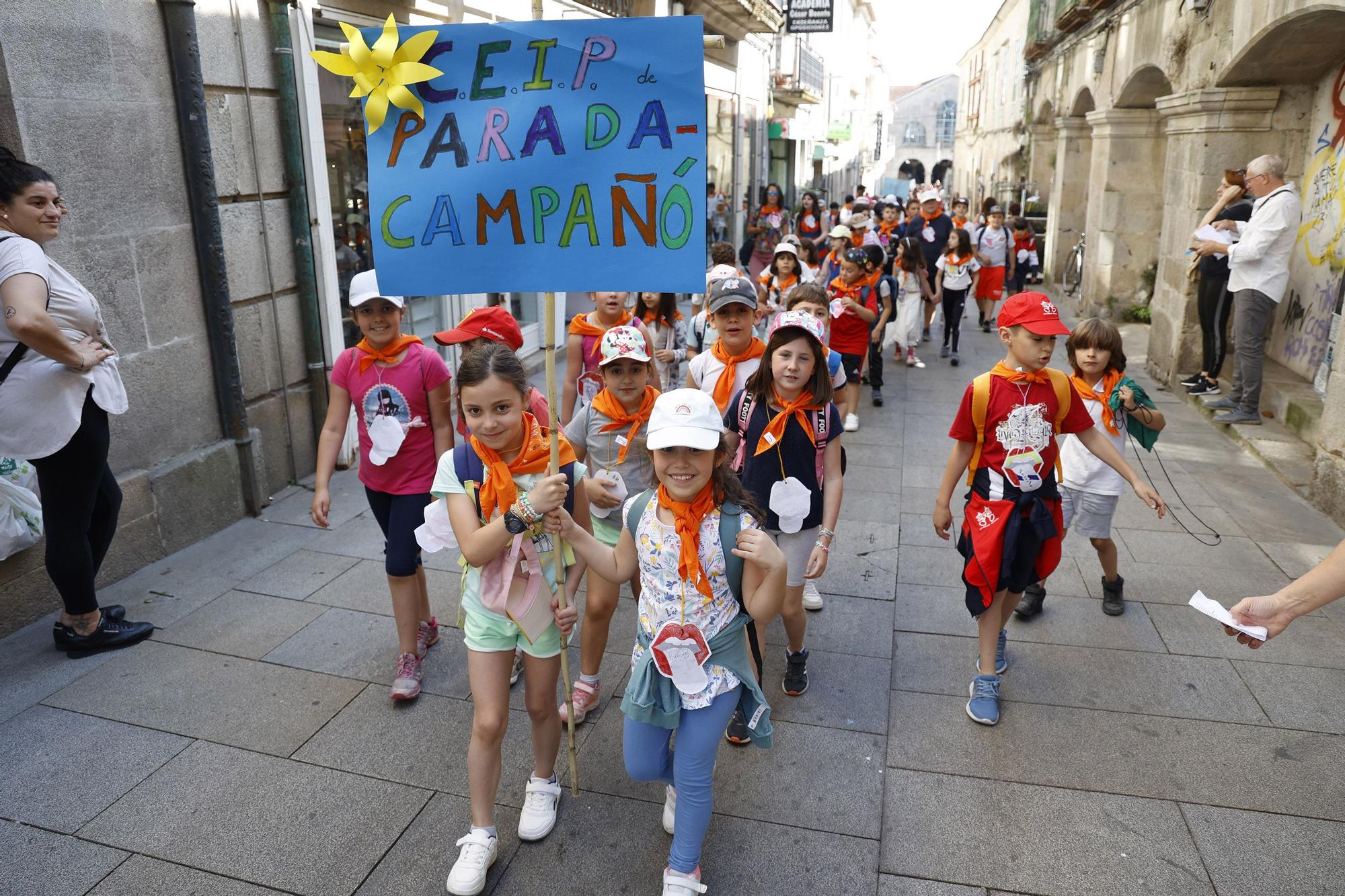 Correlingua toma as rúas de Pontevedra con máis de 1.500 escolares