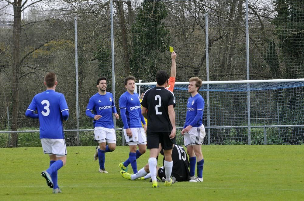 El partido entre el Oviedo B y el Avilés, en imágenes