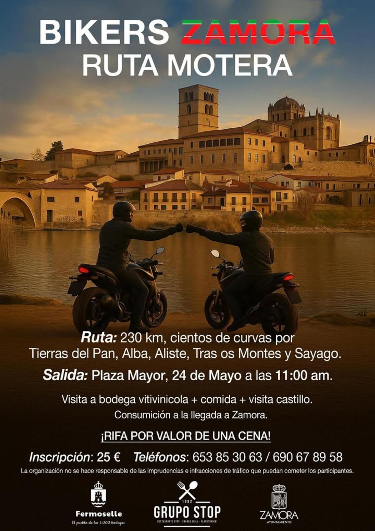 Bikers Zamora. Ruta motera.