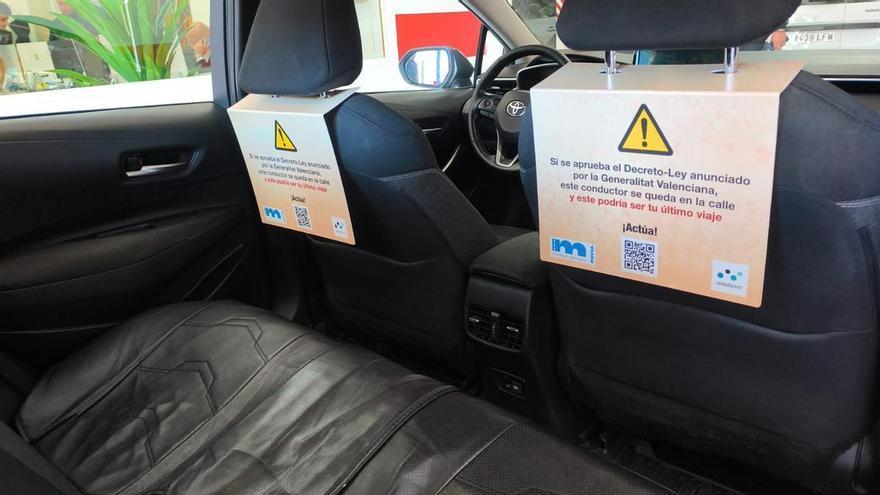 “Este podría ser tu último viaje”: así alertan las VTC a los usuarios valencianos sobre el decreto del Consell que les "prohibirá" los servicios urbanos