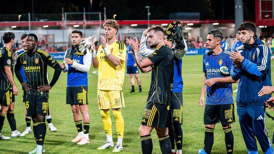 El uno a uno. Rubo Iranzo muestra su potencial en ataque para ser el mejor del Real Zaragoza