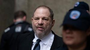 Harvey Weinstein, en una comparecencia judicial en Nueva York, en abril pasado.