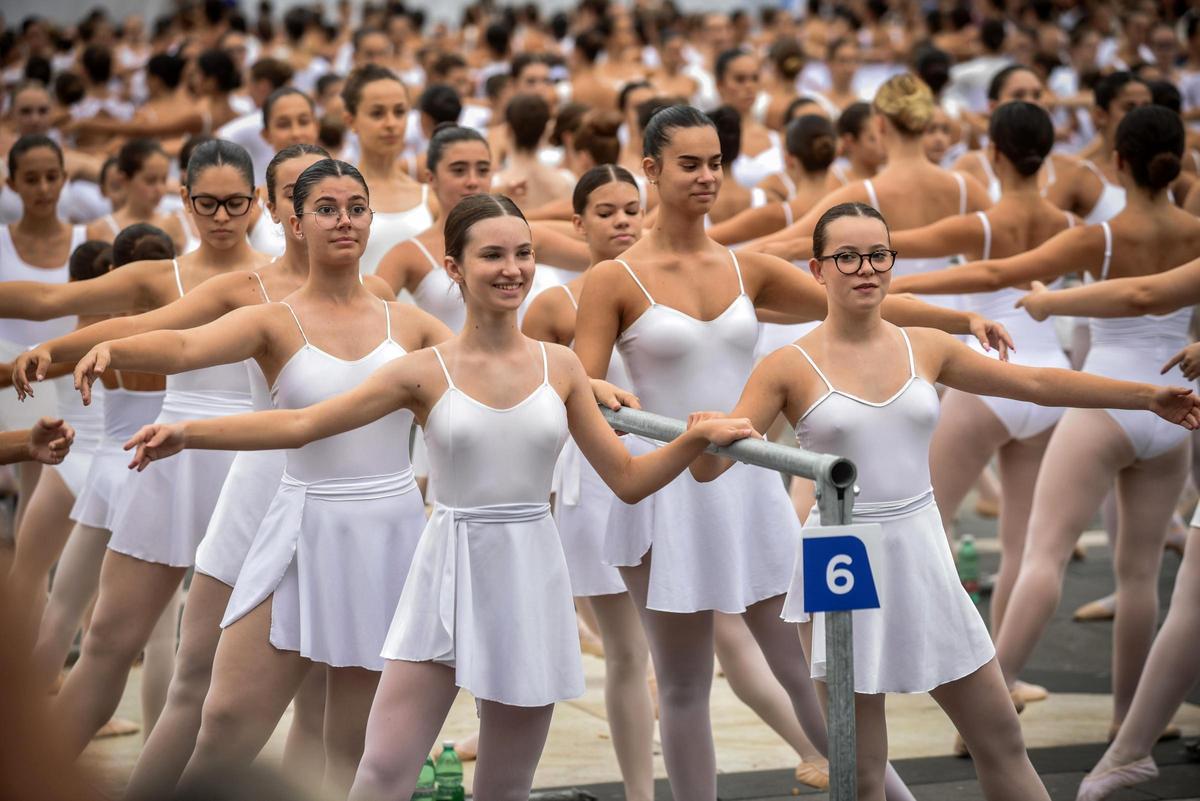 Festival de danza OnDance en la plaza del Duomo en Milán