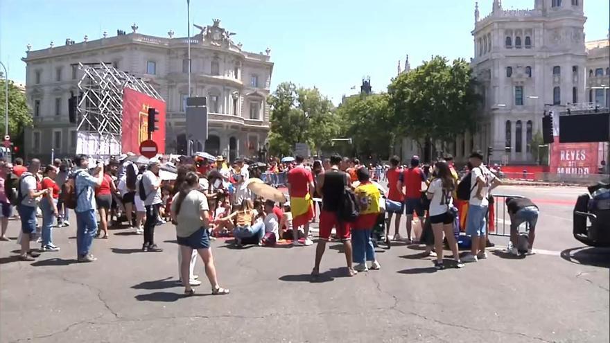 Madrid se prepara para celebrar el triunfo de la Roja junto a sus campeones