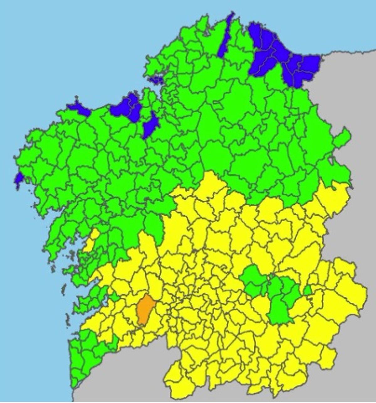 Previsión del Índice de Riesgo Diario de Incendio Forestal (IRDI) para el próximo jueves 29 de mayo.