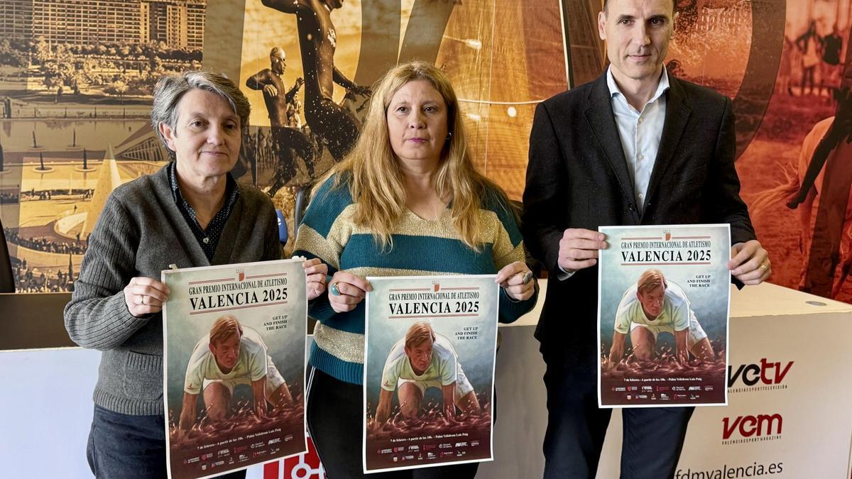Presentación del Gran Premio Internacional de Atletismo Valencia 2025.