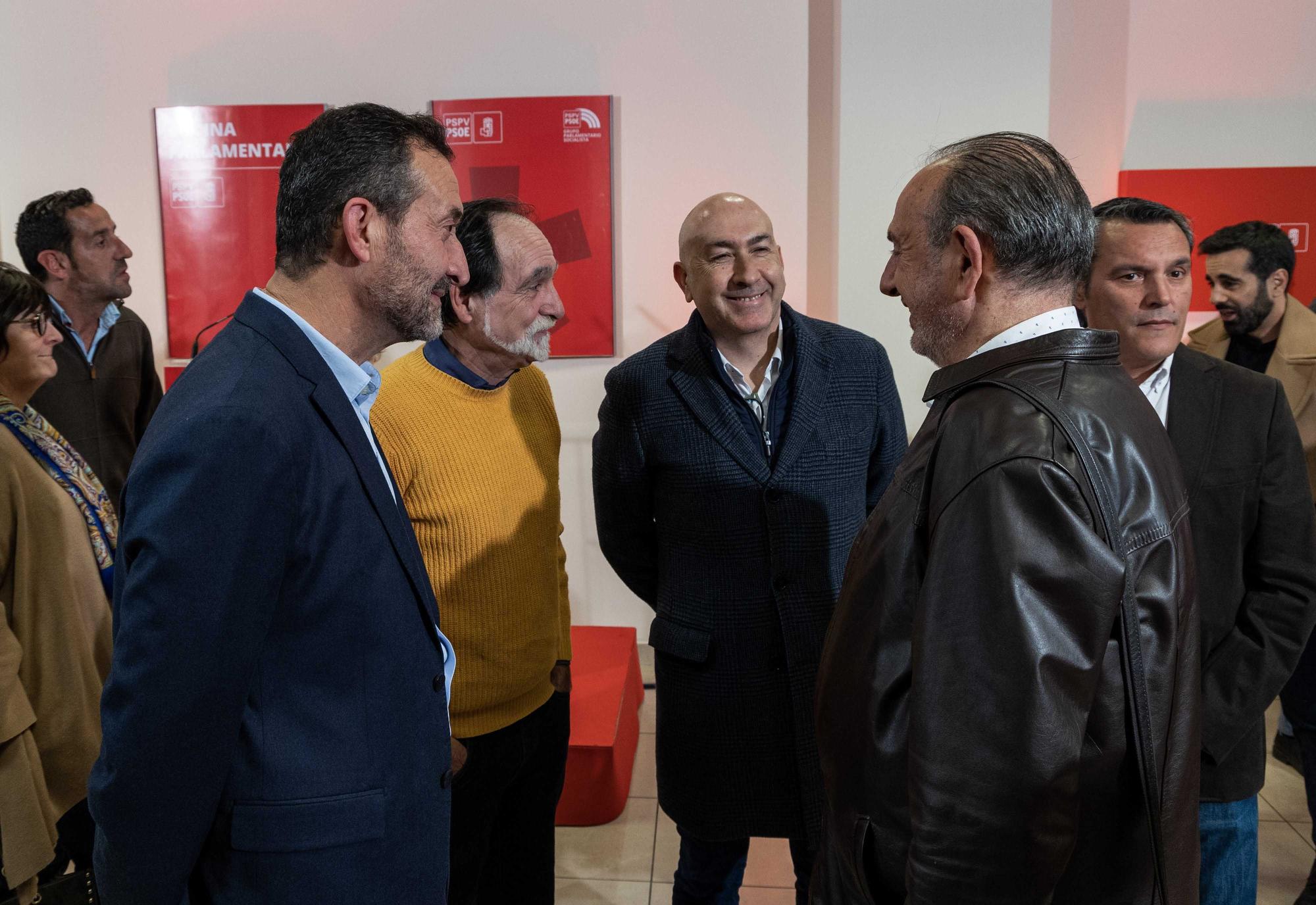 El PSOE inaugura su nueva sede parlamentaria en Alicante