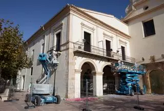 La basílica de la Virgen del Lledó de Castelló 'se pone guapa' para el centenario de la coronación