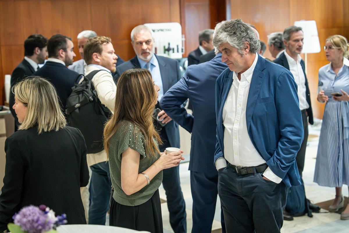 Asistentes al II Foro Prensa Ibérica sobre Paz y Seguridad en Europa.