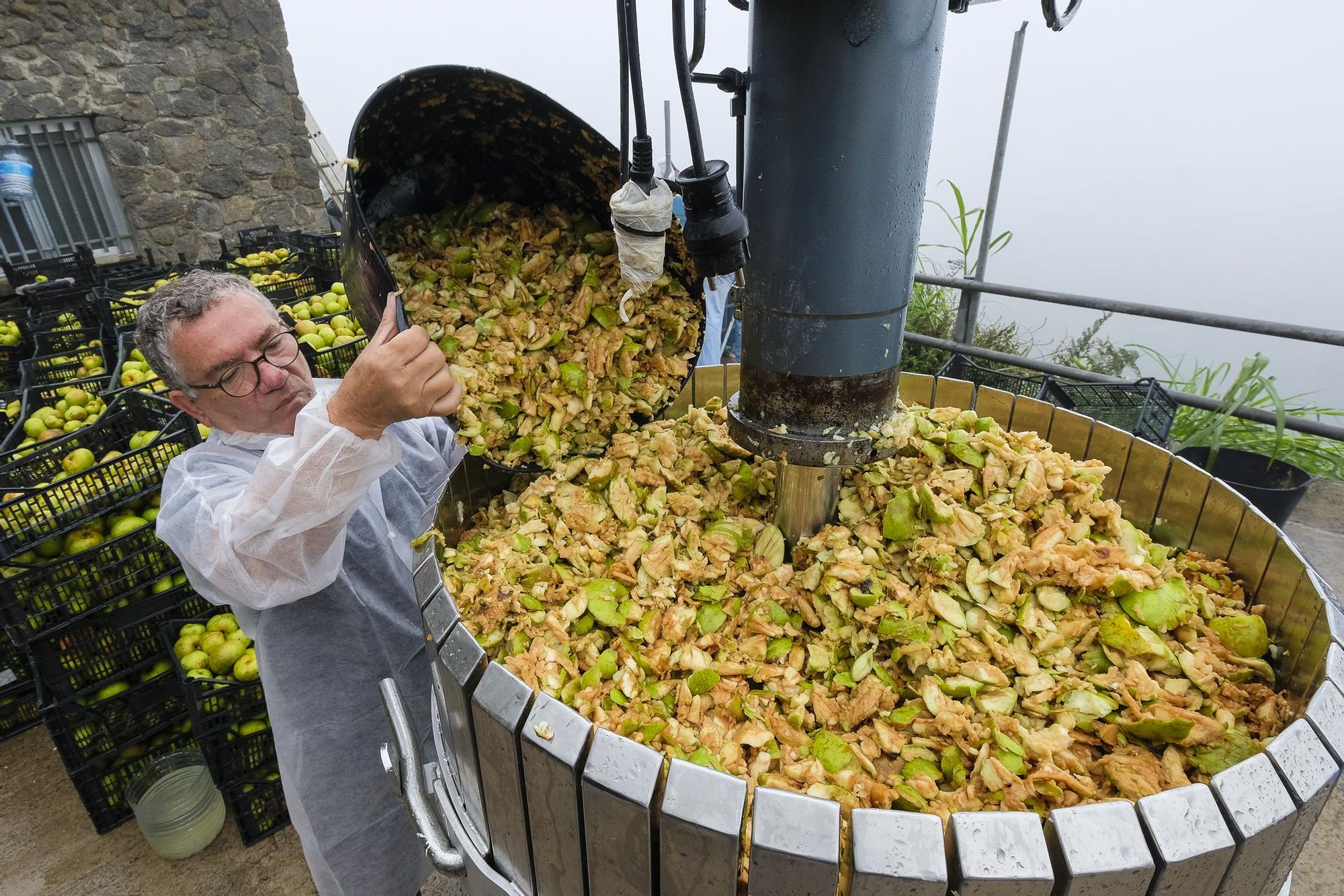 Un chubasco de manzanas