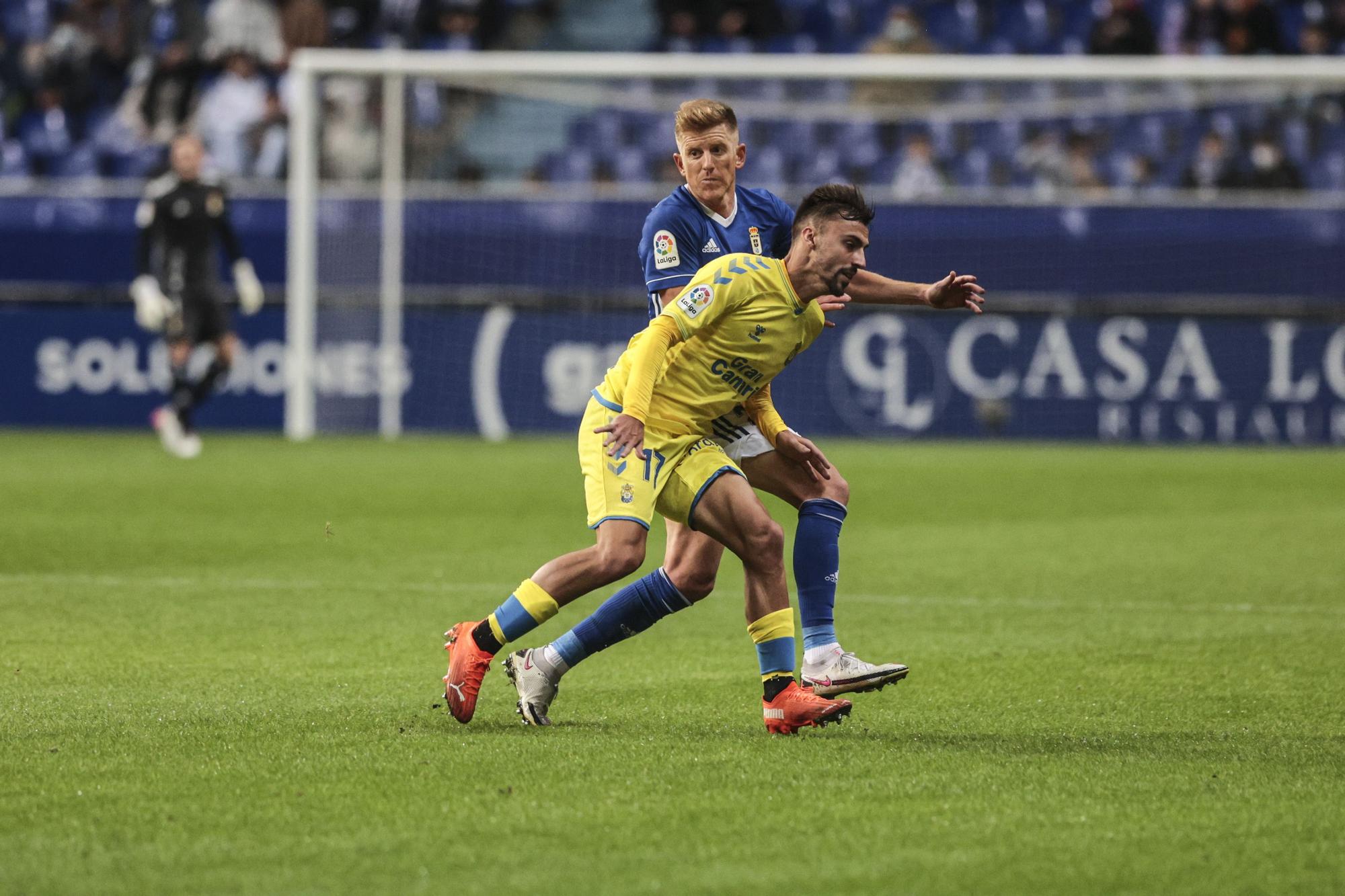 En imágenes: así fue el empate entre el Real Oviedo y Las Palmas