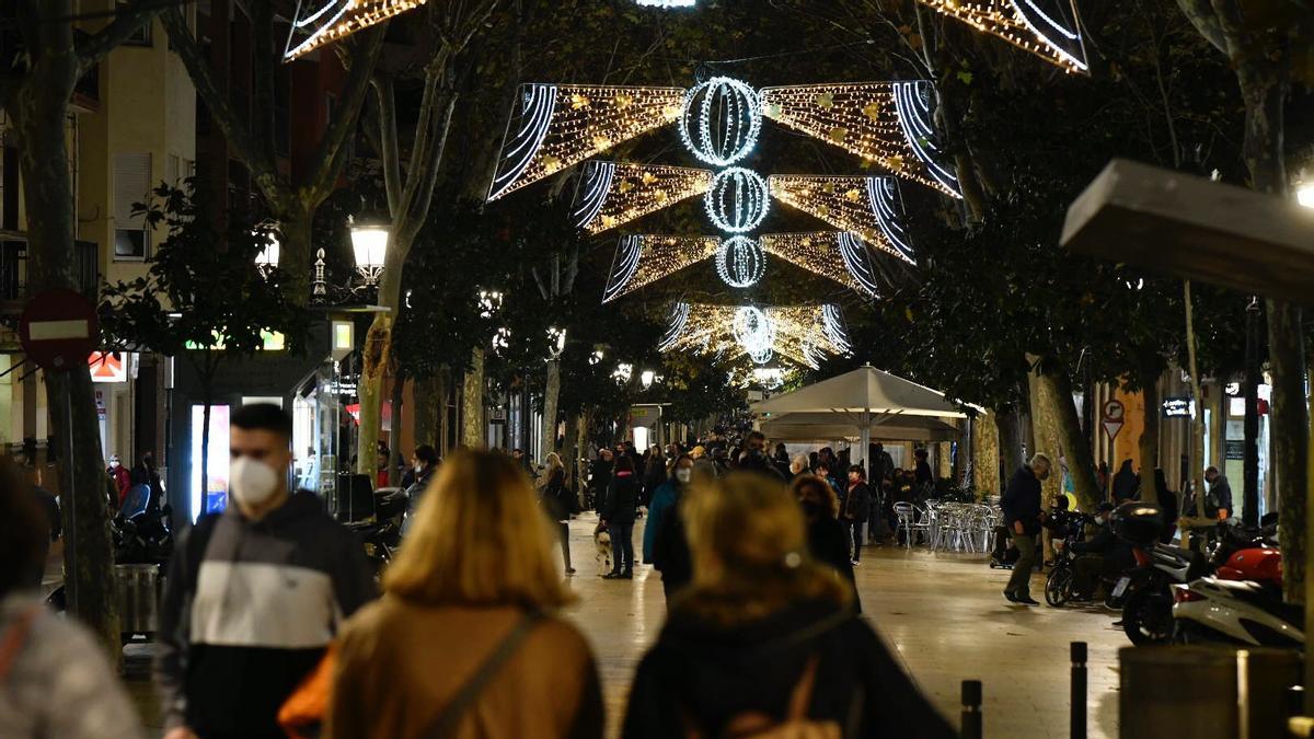 Iluminación navideña en Barcelona
