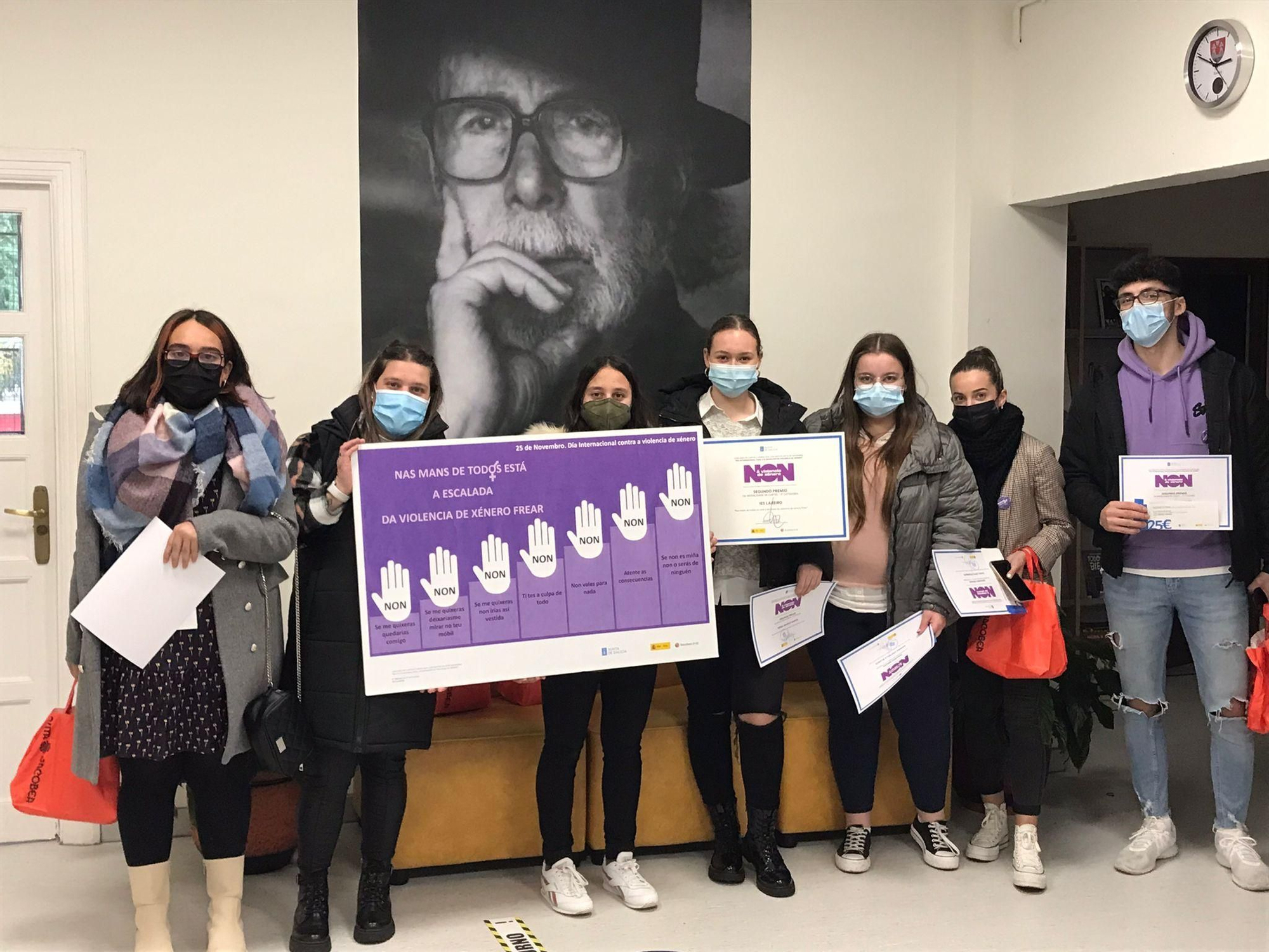 25N: Galicia salió a la calle vestida de morado