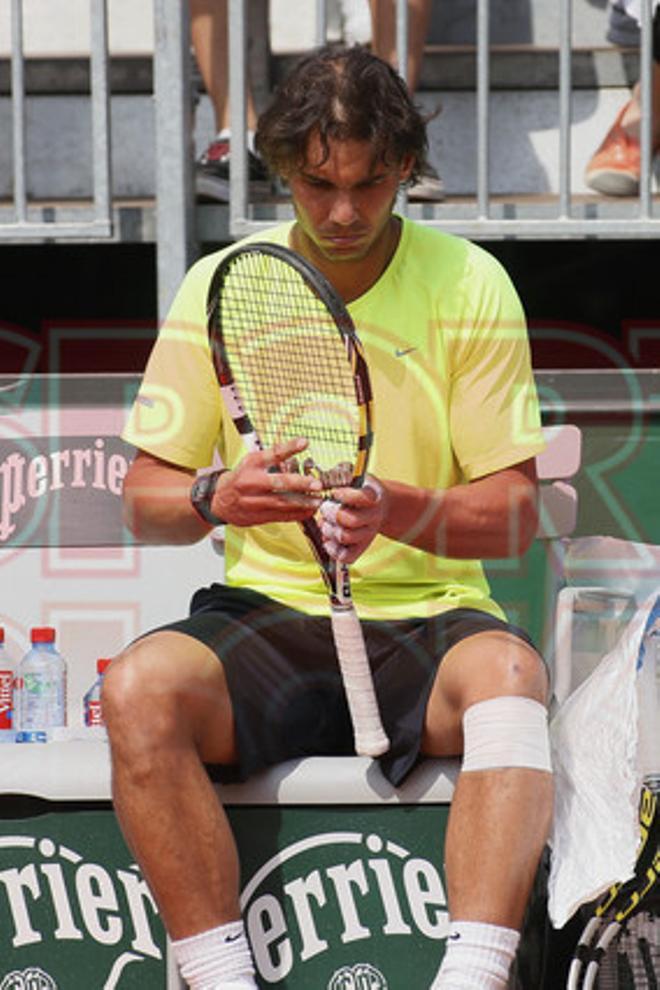 ENTRENAMIENTO NADAL Y FERRER PREVIO A LA FINAL DE ROLAND GARROS