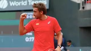 Dani Mérida, a por la última plaza para la final de la Davis