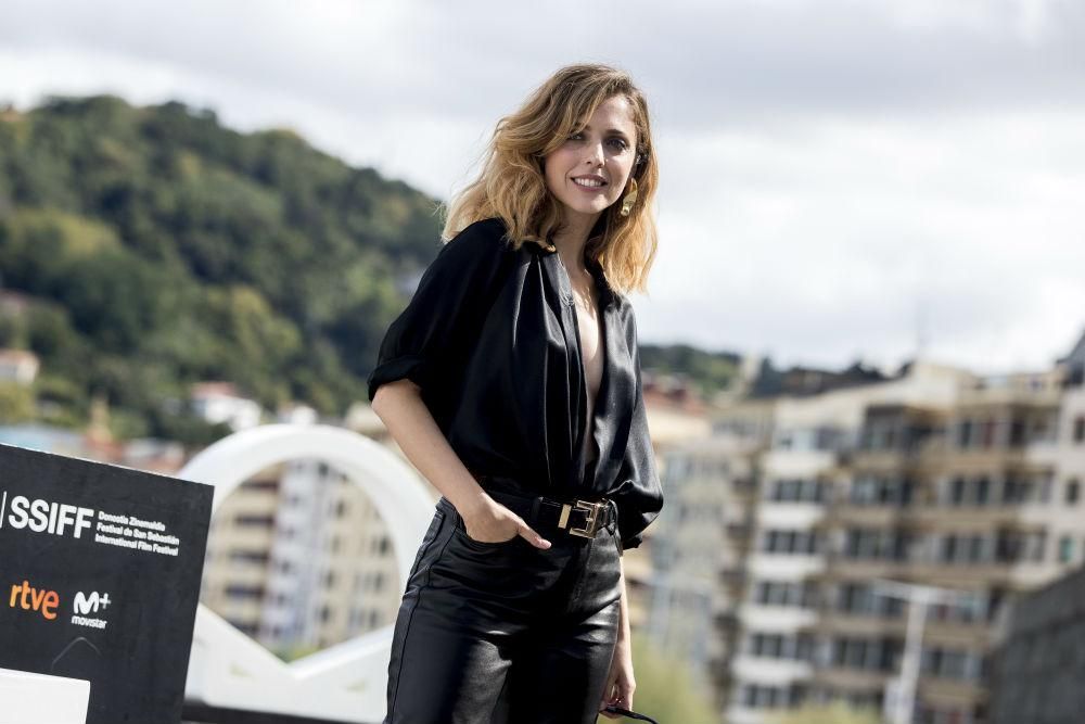 Leticia Dolera posa en el press day celebrado en el Festival de Cine de San Sebastián con motivo del estreno de su serie, 'Vida Perfecta'