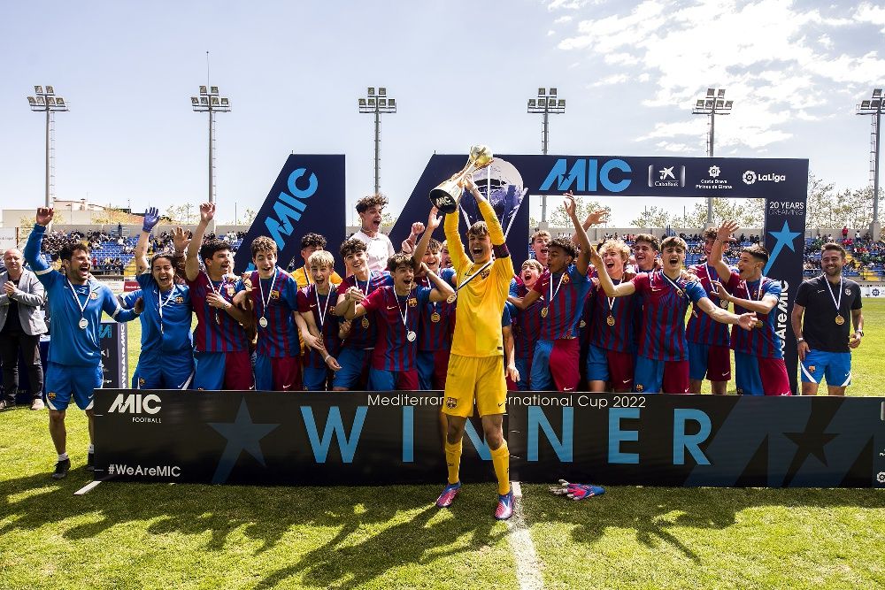 FC Barcelona i Athletic Club triomfen en la cloenda del MICFootball a Palamós