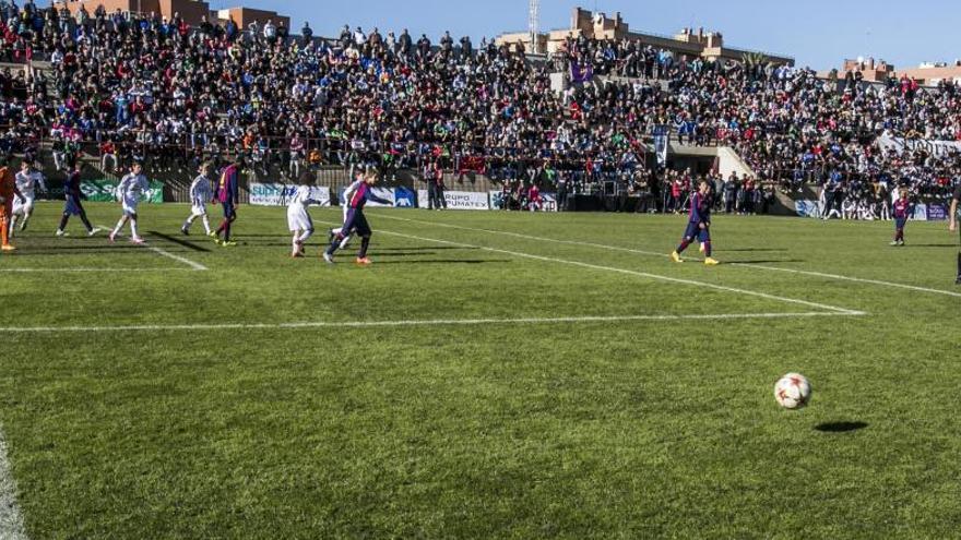 Un partido en la Ciudad Deportiva, en imagen de archivo.