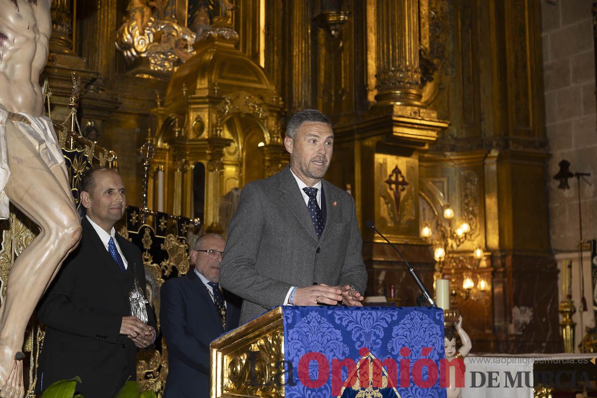 Juan Esteban Piernas pregona la Semana Santa de Caravaca