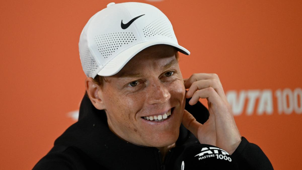 Sinner en rueda de prensa en Miami