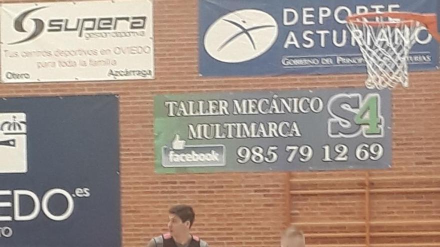 Chema González en el entrenamiento de esta tarde.