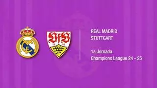 Real Madrid - Stuttgart: horario y dónde ver el partido de la Champions League 2024-25