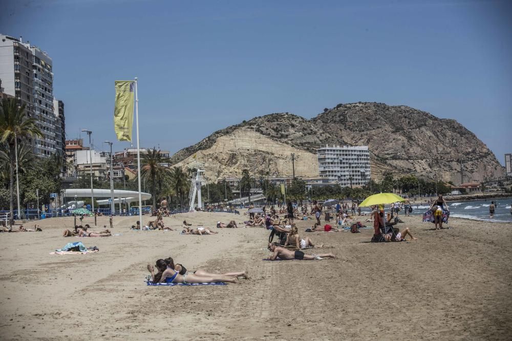 La playa de El Postiguet