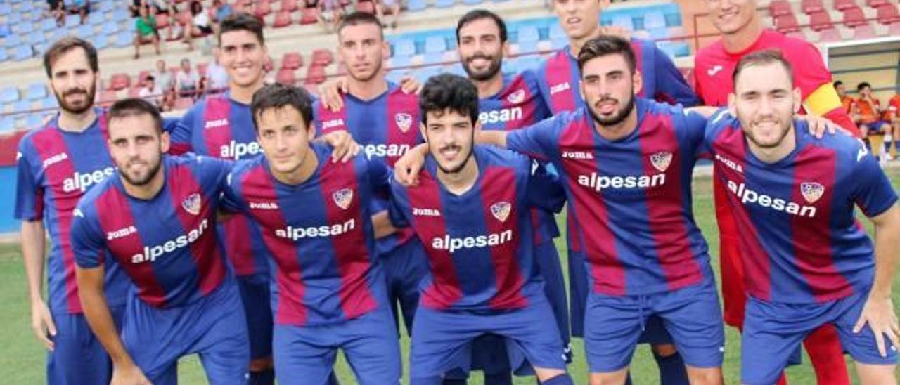 Once inicial de la UD Alzira en el partido disputado ante el Ontinyent, con victoria por 2-1.