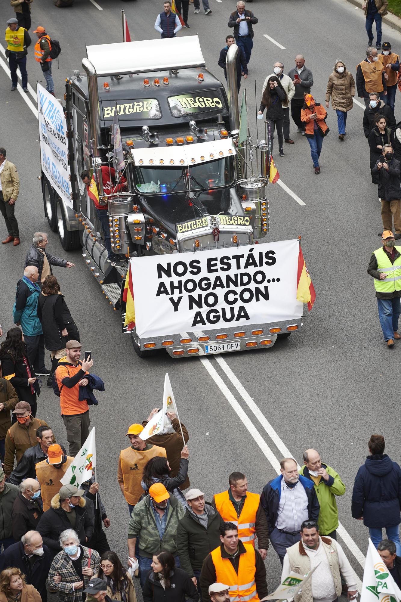 Manifestación en Madrid por la defensa del campo español