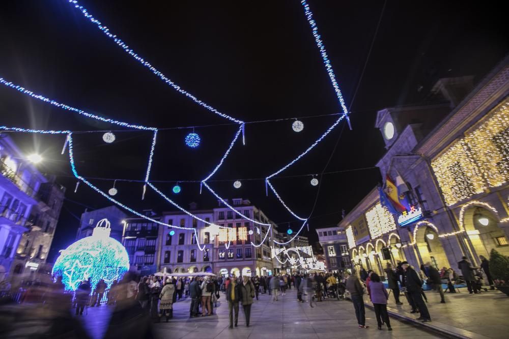 Luces de Navidad en Avilés