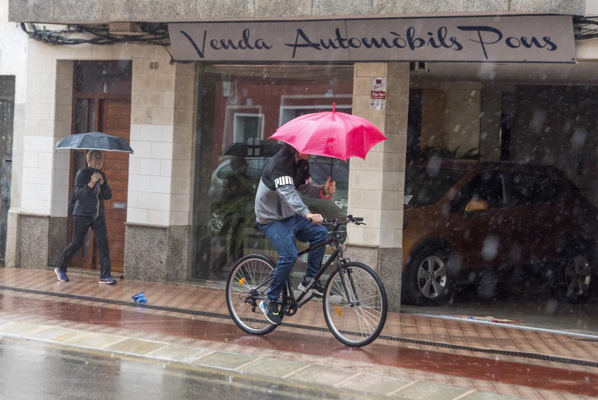 Semana de lluvias, previa a la llegada de una &quot;lengua de aire frío&quot; y nieve